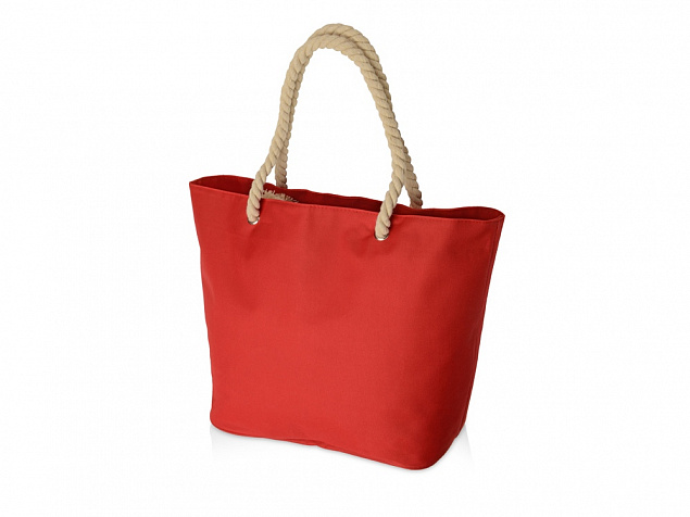 Пляжная сумка Seaside, красный с логотипом в Астрахани заказать по выгодной цене в кибермаркете AvroraStore
