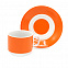 Чайная пара фарфоровая 220см³ &quot;экспресс&quot; &quot;Sunrise&quot; (7С1669Ф34), оранжевый, в коробке с логотипом в Астрахани заказать по выгодной цене в кибермаркете AvroraStore