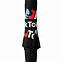 Зонт-трость, Bergwind, черный с логотипом в Астрахани заказать по выгодной цене в кибермаркете AvroraStore