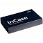Футляр для карточек inCase, серый с бордовым с логотипом в Астрахани заказать по выгодной цене в кибермаркете AvroraStore