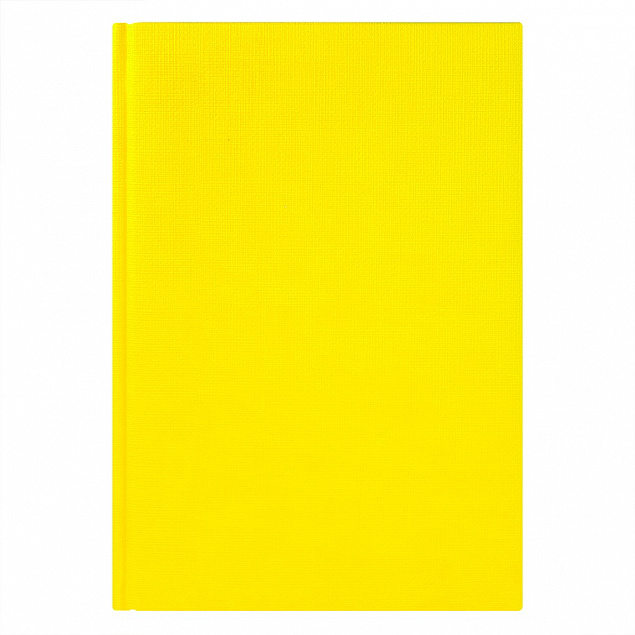 Ежедневник недатированный City Flax 145х205 мм, без календаря, желтый с логотипом в Астрахани заказать по выгодной цене в кибермаркете AvroraStore