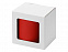 Коробка для кружки с окном, 11,2х9,4х10,7 см., белый с логотипом в Астрахани заказать по выгодной цене в кибермаркете AvroraStore