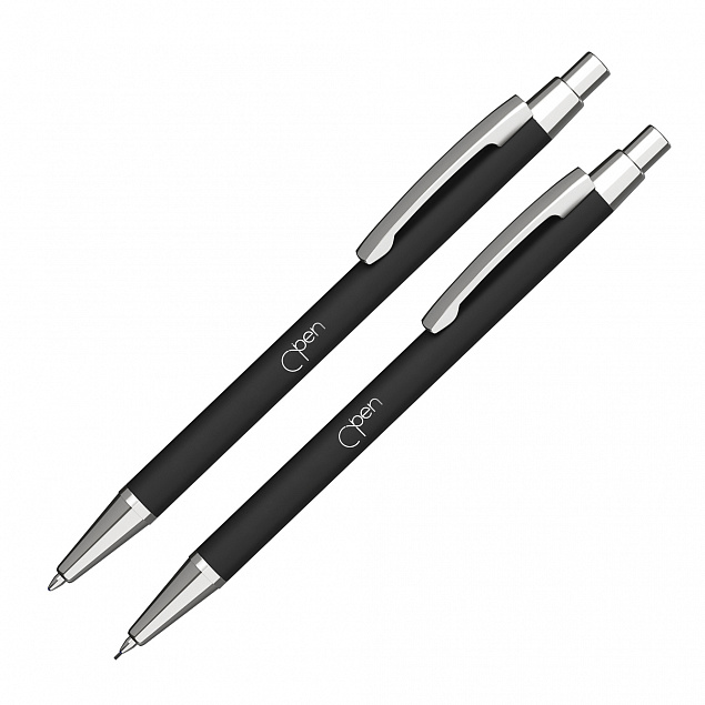 Набор "Ray" (ручка+карандаш), покрытие soft touch с логотипом в Астрахани заказать по выгодной цене в кибермаркете AvroraStore
