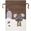 Мешок для подарков Noel, с мышкой с логотипом в Астрахани заказать по выгодной цене в кибермаркете AvroraStore