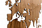 Деревянная карта мира World Map Wall Decoration Exclusive, орех с логотипом в Астрахани заказать по выгодной цене в кибермаркете AvroraStore