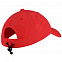 Бейсболка складная Ben Lomond, красная с логотипом в Астрахани заказать по выгодной цене в кибермаркете AvroraStore