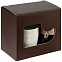 Коробка Gifthouse, коричневая с логотипом в Астрахани заказать по выгодной цене в кибермаркете AvroraStore