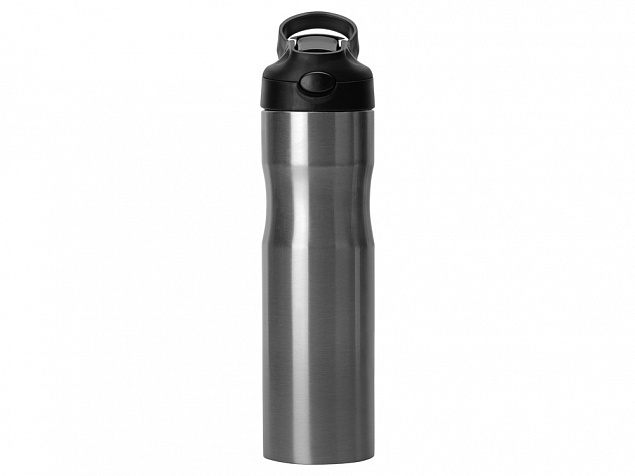 Бутылка для воды Hike Waterline, нерж сталь, 850 мл, серебристый с логотипом в Астрахани заказать по выгодной цене в кибермаркете AvroraStore