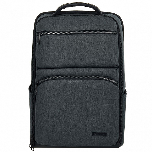 Рюкзак для ноутбука Santiago, серый с логотипом в Астрахани заказать по выгодной цене в кибермаркете AvroraStore