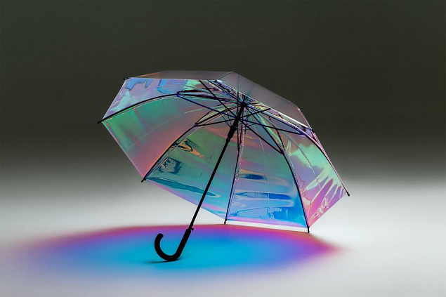 Зонт-трость Glare Flare с логотипом в Астрахани заказать по выгодной цене в кибермаркете AvroraStore