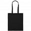 Холщовая сумка Basic 105, черная с логотипом в Астрахани заказать по выгодной цене в кибермаркете AvroraStore