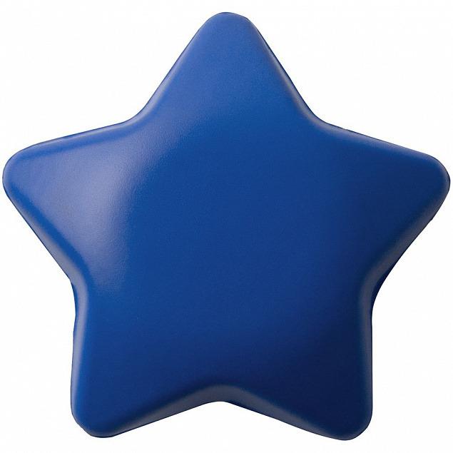 Антистресс «Звезда», синий с логотипом в Астрахани заказать по выгодной цене в кибермаркете AvroraStore