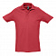 Рубашка поло мужская SPRING II,красный,4XL,100% хлопок, 210/м2 с логотипом в Астрахани заказать по выгодной цене в кибермаркете AvroraStore