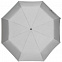 Зонт складной Manifest со светоотражающим куполом, серый с логотипом в Астрахани заказать по выгодной цене в кибермаркете AvroraStore