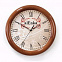 Часы настенные с деревянным ободом, дуб с логотипом в Астрахани заказать по выгодной цене в кибермаркете AvroraStore