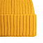 Шапка Uni, желтая с логотипом в Астрахани заказать по выгодной цене в кибермаркете AvroraStore