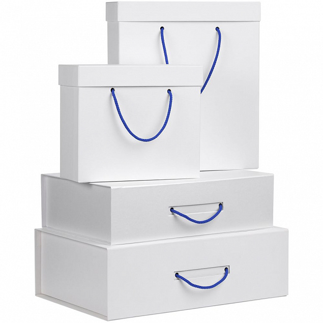 Ручка Corda для коробки M, синяя с логотипом в Астрахани заказать по выгодной цене в кибермаркете AvroraStore