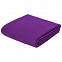 Флисовый плед Warm&Peace XL, фиолетовый с логотипом в Астрахани заказать по выгодной цене в кибермаркете AvroraStore
