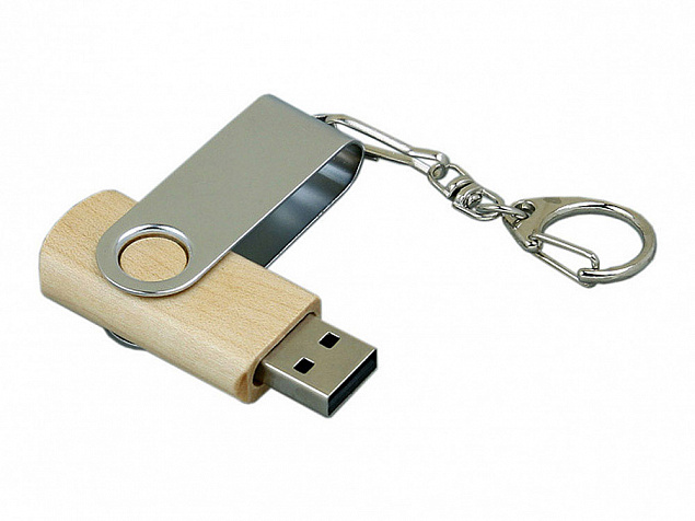 USB 2.0- флешка промо на 8 Гб с поворотным механизмом с логотипом в Астрахани заказать по выгодной цене в кибермаркете AvroraStore