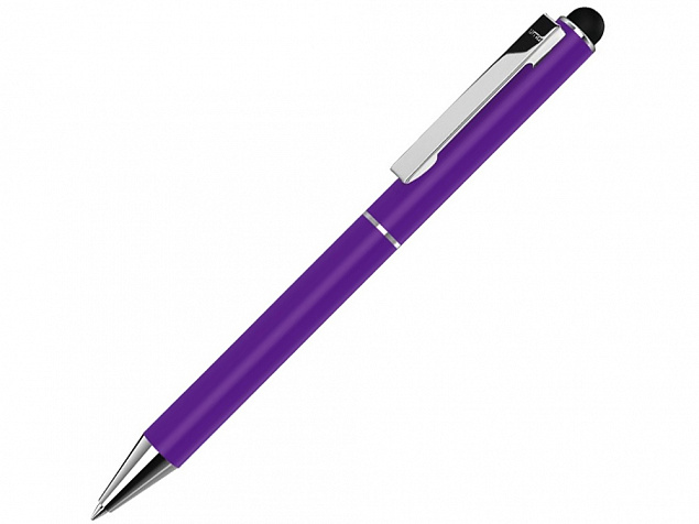 Ручка шариковая металлическая «Straight SI Touch» с логотипом в Астрахани заказать по выгодной цене в кибермаркете AvroraStore