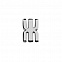 Элемент брелка-конструктора «Буква Ж» с логотипом в Астрахани заказать по выгодной цене в кибермаркете AvroraStore