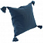 Чехол на подушку Traffic с кистями, серо-синий с логотипом в Астрахани заказать по выгодной цене в кибермаркете AvroraStore