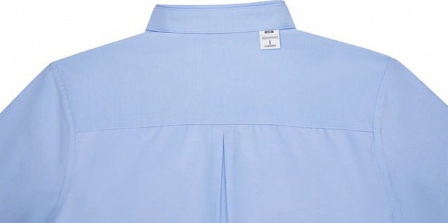 Pollux Мужская рубашка с длинными рукавами, светло-синий с логотипом в Астрахани заказать по выгодной цене в кибермаркете AvroraStore