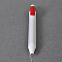 N1, ручка шариковая, белый, пластик с логотипом в Астрахани заказать по выгодной цене в кибермаркете AvroraStore