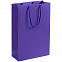 Пакет бумажный Porta M, фиолетовый с логотипом в Астрахани заказать по выгодной цене в кибермаркете AvroraStore