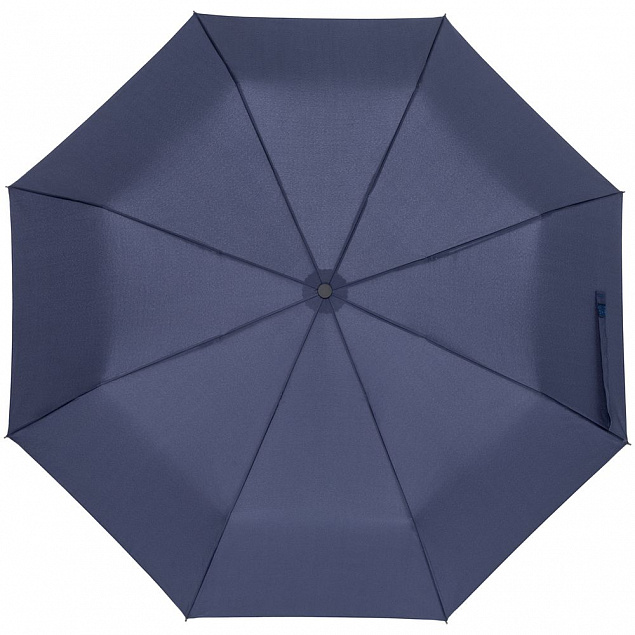 Зонт складной Hit Mini ver.2, темно-синий с логотипом в Астрахани заказать по выгодной цене в кибермаркете AvroraStore