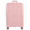 Чемодан Victoria L, розовый с логотипом в Астрахани заказать по выгодной цене в кибермаркете AvroraStore