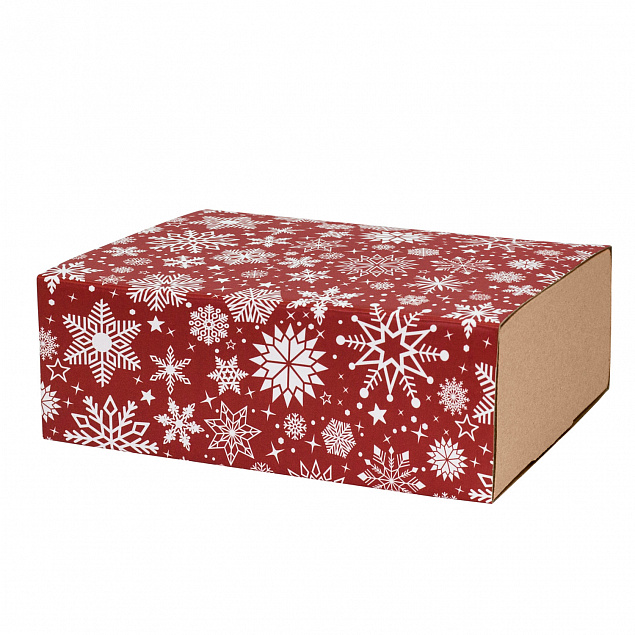 Шубер для подарочной коробки "Снежинки" с логотипом в Астрахани заказать по выгодной цене в кибермаркете AvroraStore