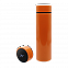 Термос Reactor с датчиком температуры (оранжевый) с логотипом в Астрахани заказать по выгодной цене в кибермаркете AvroraStore