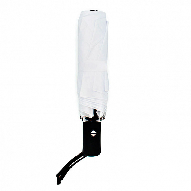 Автоматический противоштормовой зонт Vortex - Белый BB с логотипом в Астрахани заказать по выгодной цене в кибермаркете AvroraStore