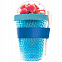 Охлаждающий контейнер Chill Yo 2 Go, голубой с логотипом в Астрахани заказать по выгодной цене в кибермаркете AvroraStore