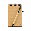 Блокнот из пробки А6 с ручкой с логотипом в Астрахани заказать по выгодной цене в кибермаркете AvroraStore