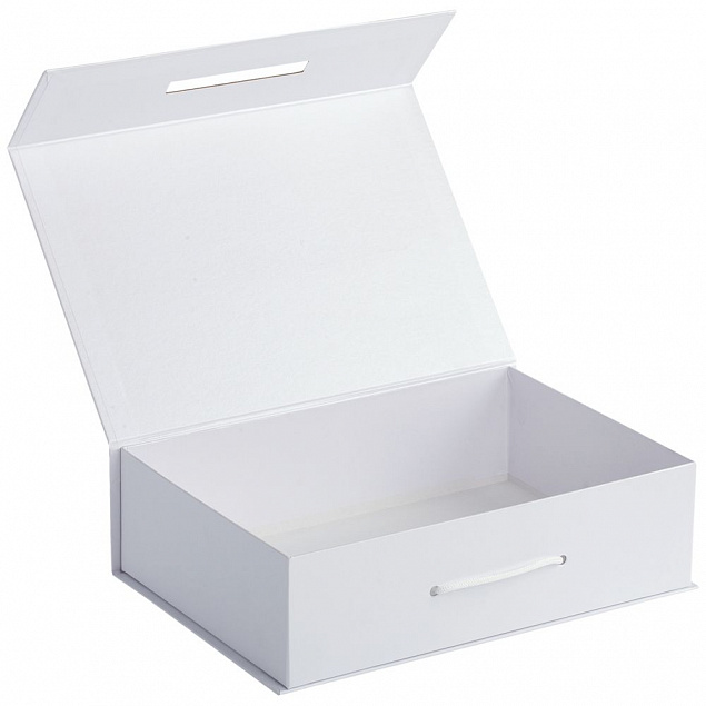 Коробка Case, подарочная, белая с логотипом в Астрахани заказать по выгодной цене в кибермаркете AvroraStore