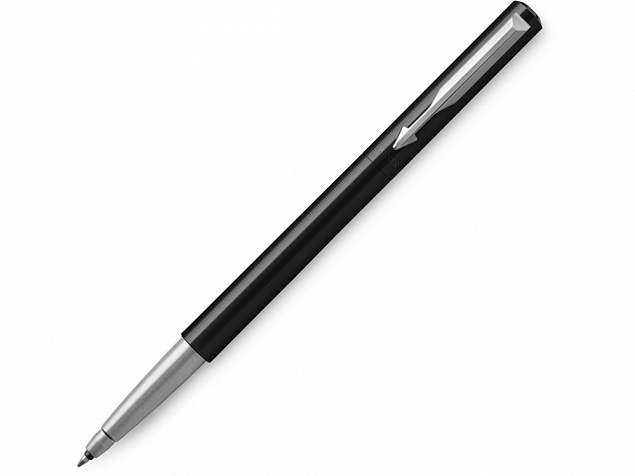 Ручка роллер Parker Vector Standard Black CT с логотипом в Астрахани заказать по выгодной цене в кибермаркете AvroraStore