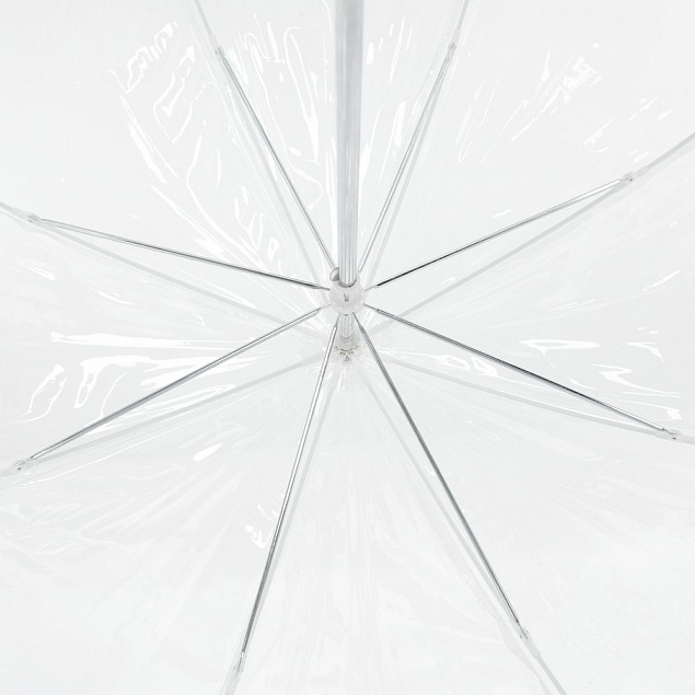 Прозрачный зонт-трость «СКА» с логотипом в Астрахани заказать по выгодной цене в кибермаркете AvroraStore