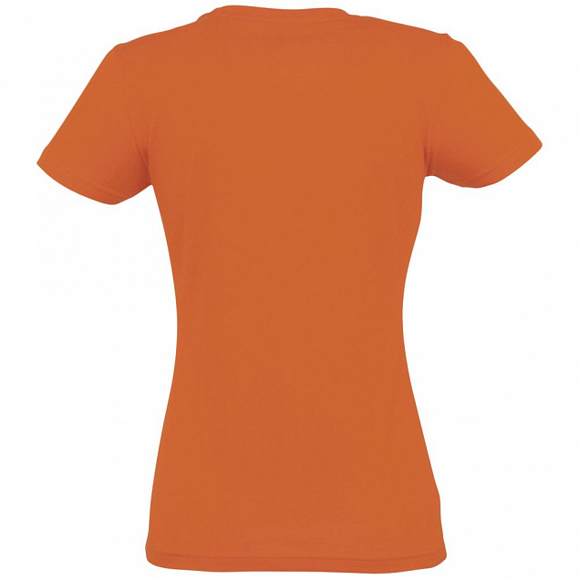 Футболка женская Imperial Women 190, оранжевая с логотипом в Астрахани заказать по выгодной цене в кибермаркете AvroraStore