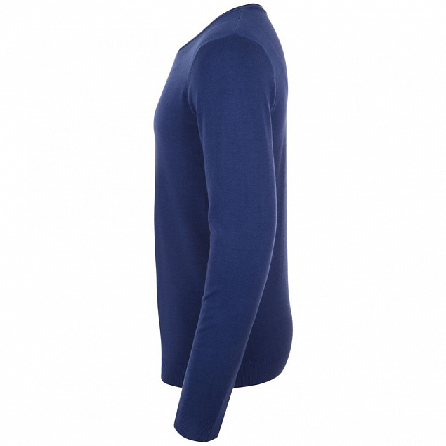 Пуловер мужской GLORY MEN, синий ультрамарин с логотипом в Астрахани заказать по выгодной цене в кибермаркете AvroraStore