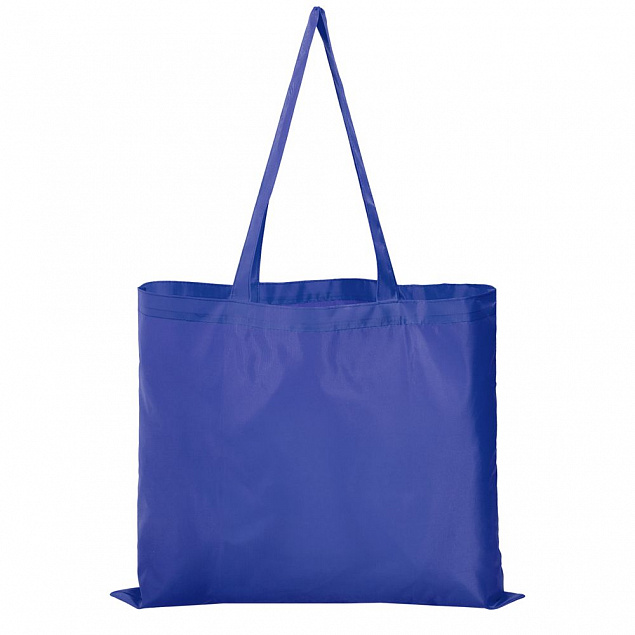 Складная сумка Unit Foldable, синяя с логотипом в Астрахани заказать по выгодной цене в кибермаркете AvroraStore