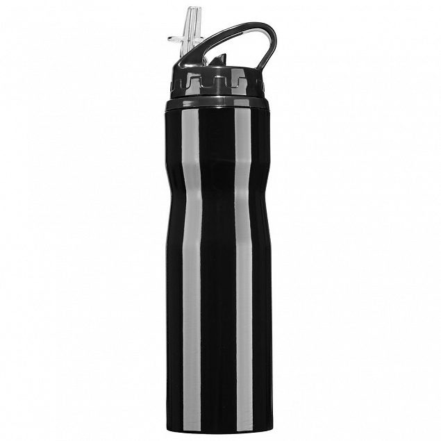 Бутылка для воды MT Bottle, черная с логотипом в Астрахани заказать по выгодной цене в кибермаркете AvroraStore