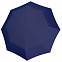 Складной зонт U.090, синий с логотипом в Астрахани заказать по выгодной цене в кибермаркете AvroraStore