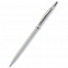 Ручка металлическая Palina - Белый BB с логотипом в Астрахани заказать по выгодной цене в кибермаркете AvroraStore