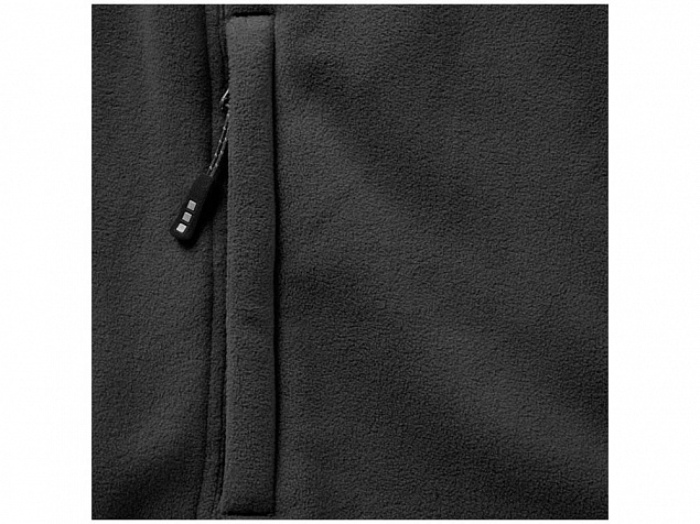 Куртка флисовая Brossard мужская, антрацит с логотипом в Астрахани заказать по выгодной цене в кибермаркете AvroraStore