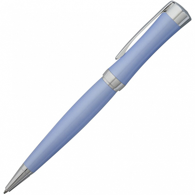 Ручка шариковая Desire, голубая с логотипом в Астрахани заказать по выгодной цене в кибермаркете AvroraStore