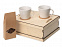 Подарочный набор с кофе, чашками в деревянной коробке Кофебрейк с логотипом в Астрахани заказать по выгодной цене в кибермаркете AvroraStore