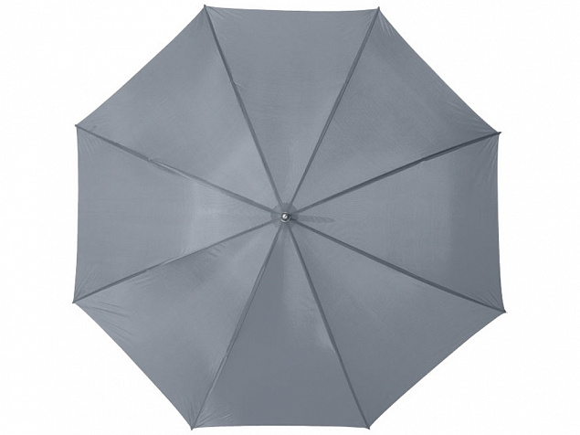 Зонт Karl 30 механический, серый с логотипом в Астрахани заказать по выгодной цене в кибермаркете AvroraStore