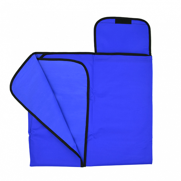 Плед для пикника Monaco - Синий HH с логотипом в Астрахани заказать по выгодной цене в кибермаркете AvroraStore